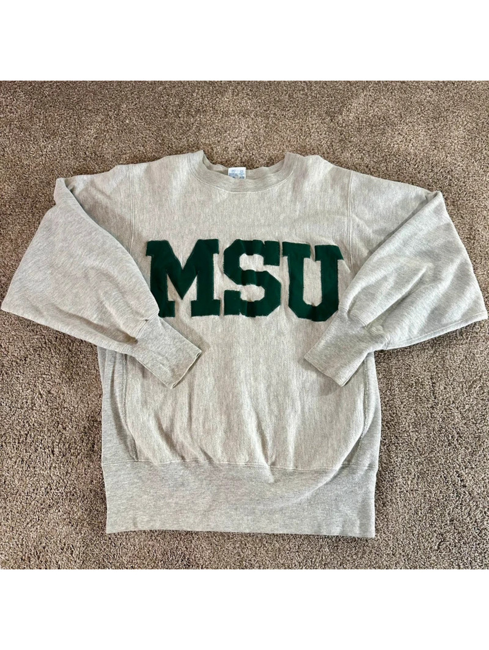 Vintage Champion MSU Reverse Weave Sweatshirt men’s size M Medium